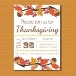 Invitation Templates Thanksgiving