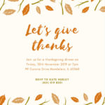 Invitation Templates Thanksgiving