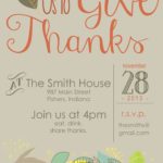 Invitation Templates Thanksgiving