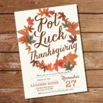 Invitation Templates Thanksgiving