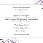 Invitation Templates Word