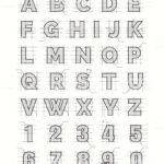 Letter Drawing Templates