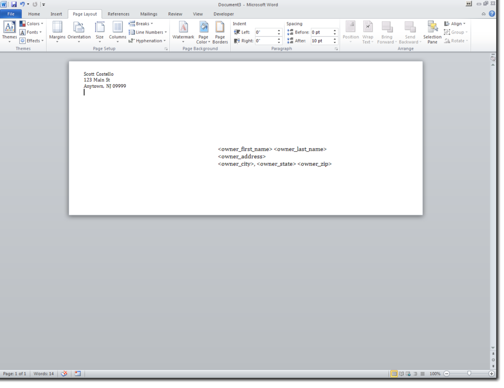 Letter Template Address Window Envelope (2) - TEMPLATES EXAMPLE ...