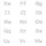 Letter Template Alphabet