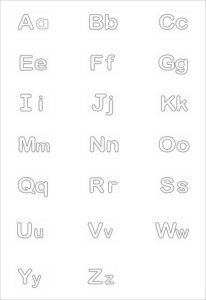 Letter Template Alphabet (3) - TEMPLATES EXAMPLE | TEMPLATES EXAMPLE
