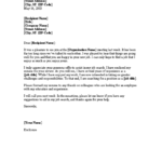 Letter Template Asking for Help
