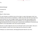 Letter Template Asking for Raise