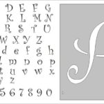 Letter Templates for Painting