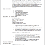 Resume Templates Academic