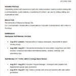 Resume Templates Academic