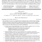 Resume Templates Accounting