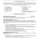 Resume Templates Accounting