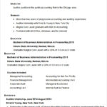 Resume Templates Accounting