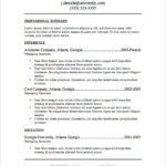 Resume Templates Free