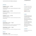 Resume Templates Google Docs