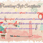 Travel Gift Certificate Template