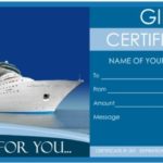 Travel Gift Certificate Template