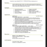 Blank Resume Templates for Microsoft Word