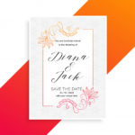 Wedding Invitation Templates Vector Free Download