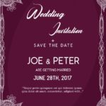 Wedding Invitation Templates Vector Free Download