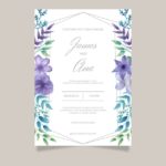 Wedding Invitation Templates Vector Free Download