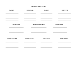 Blank Football Depth Chart Template (1) - TEMPLATES EXAMPLE | TEMPLATES ...