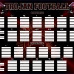 Blank Football Depth Chart Template