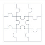 Blank Jigsaw Piece Template