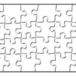 Blank Jigsaw Piece Template