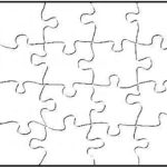 Blank Jigsaw Piece Template