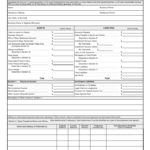 Blank Personal Financial Statement Template