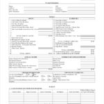 Blank Personal Financial Statement Template