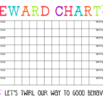 Blank Reward Chart Template