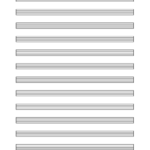 Blank Sheet Music Template for Word