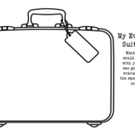 Blank Suitcase Template