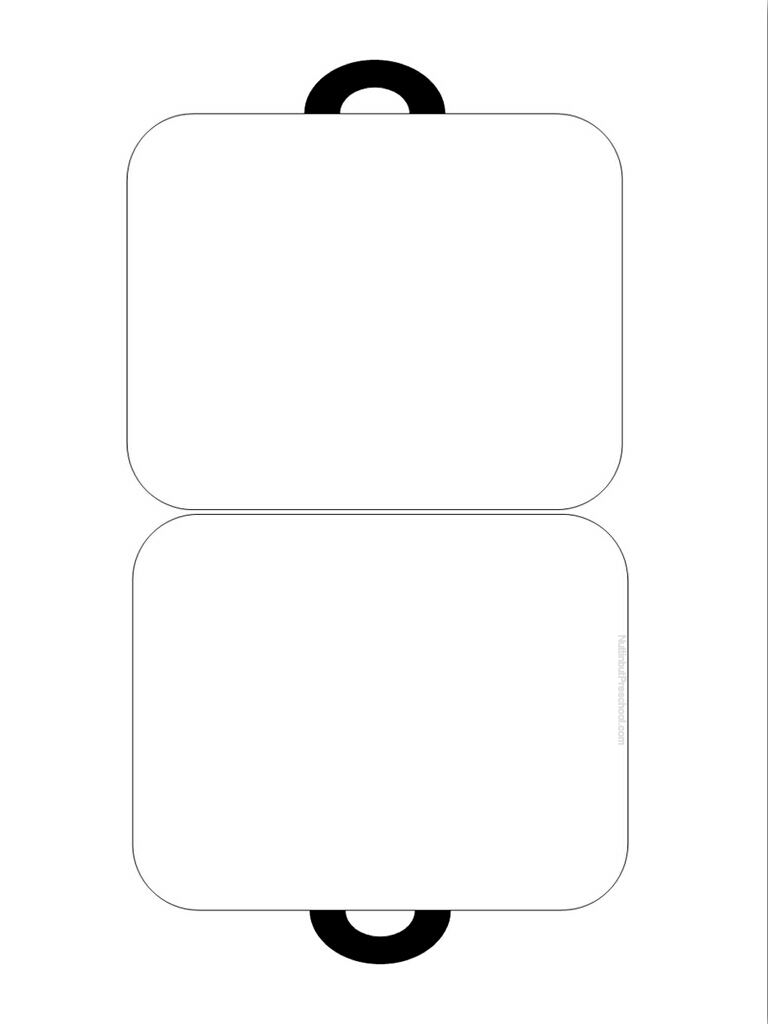 Blank Suitcase Template