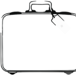 Blank Suitcase Template