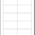 Free Blank Business Card Template Word