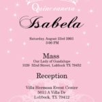 Invitations Templates for Quinceaneras In Spanish