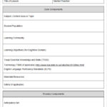 Madeline Hunter Lesson Plan Blank Template