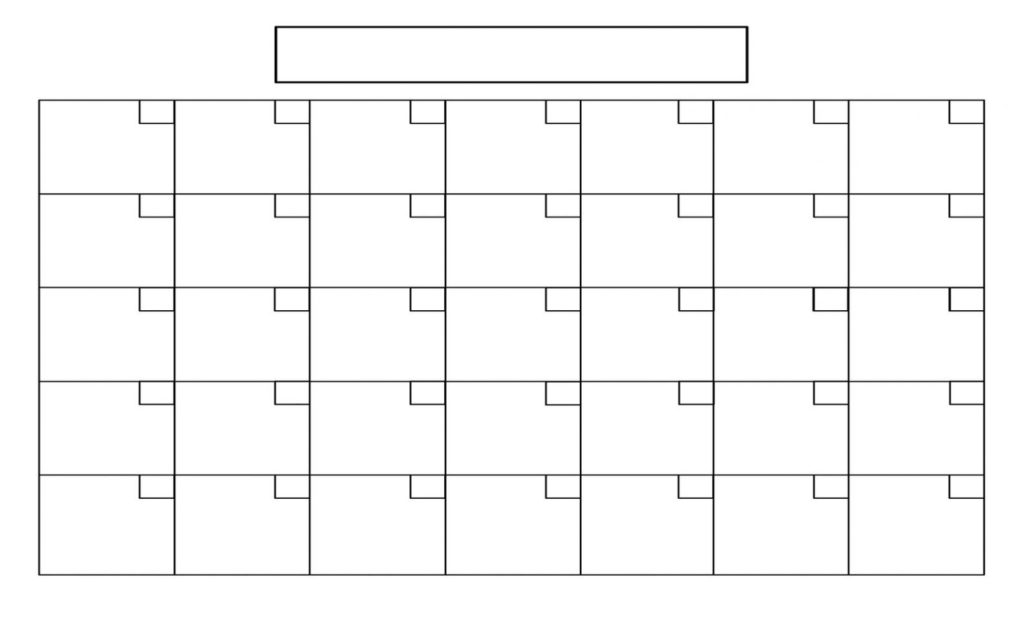 Month At A Glance Blank Calendar Template (10) - TEMPLATES EXAMPLE ...
