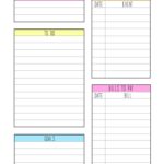 Month At A Glance Blank Calendar Template