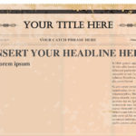 Old Blank Newspaper Template