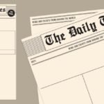 Old Blank Newspaper Template