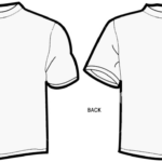 Printable Blank Tshirt Template