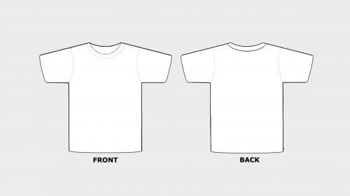 Printable Blank Tshirt Template