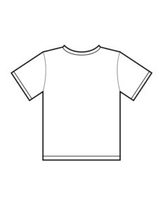 Printable Blank Tshirt Template (8) - TEMPLATES EXAMPLE | TEMPLATES EXAMPLE