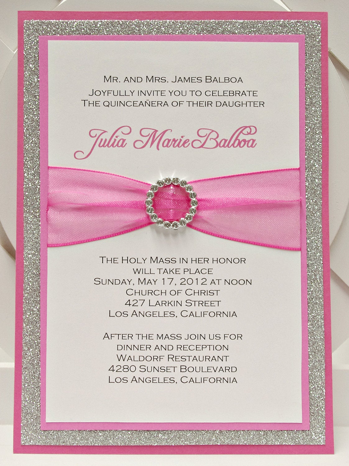 Quinceanera Invitation Templates Free