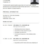 Resume Templates Basic