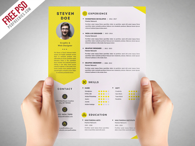 Resume Templates Behance